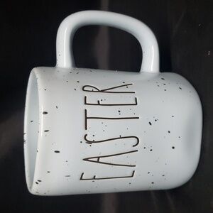 Rae Dunn "EASTER" Pale Blue with Speckles Mug